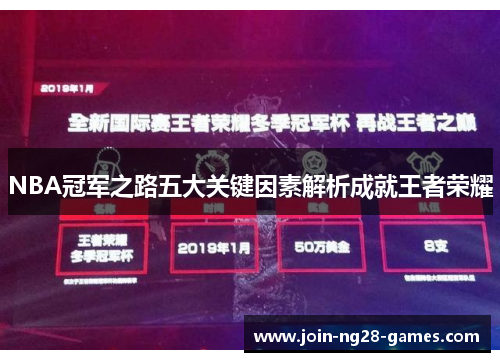 NBA冠军之路五大关键因素解析成就王者荣耀 NBA冠军之路五大关键因素解析成就王者荣耀